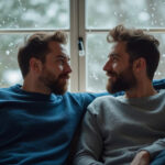 Coppia che affronta serenamente l’ansia da prestazione